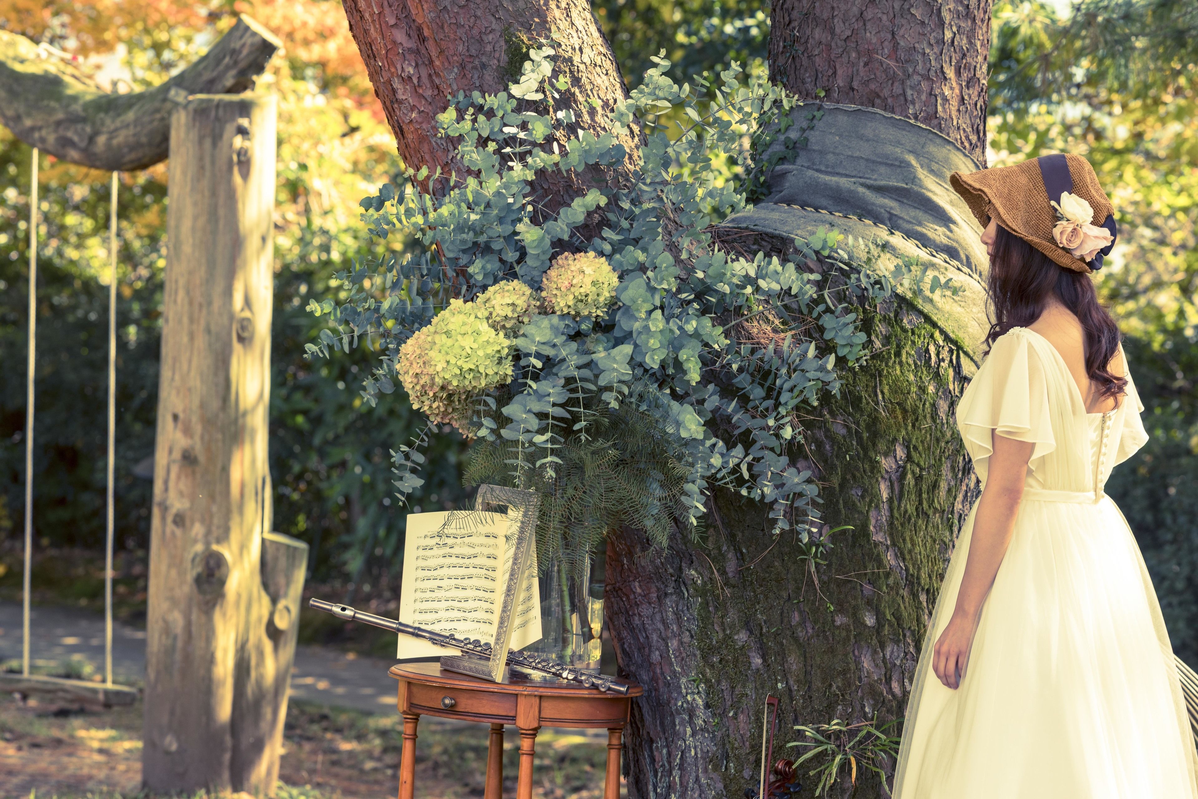 outdoor wedding area