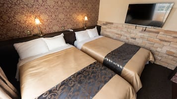 Free WiFi, bed sheets