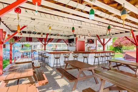 Bar (on property). The Rhumb Line Resort