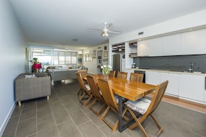 Superior Apartment, 3 Bedrooms, Pool Access, Ocean View | In-room dining - 1 Bright Point Apartment 5404 (Nelly Bay)