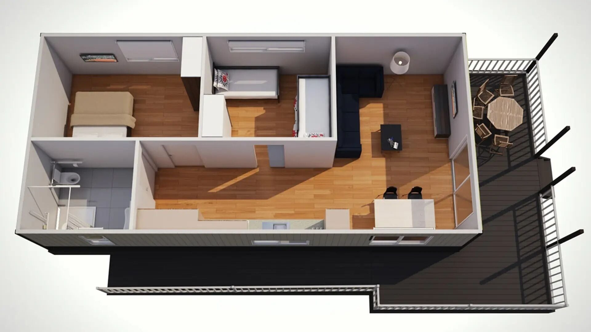 Deluxe-hytte - 2 soveværelser | Sengetøj