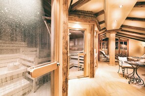 Couples treatment room(s), sauna, body treatments, deep-tissue massages
