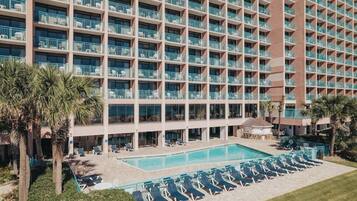 Indoor pool, outdoor pool