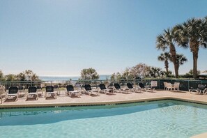 Indoor pool, outdoor pool - Sandcastle Oceanfront Resort by Patton Hospitality (Myrtle Beach)