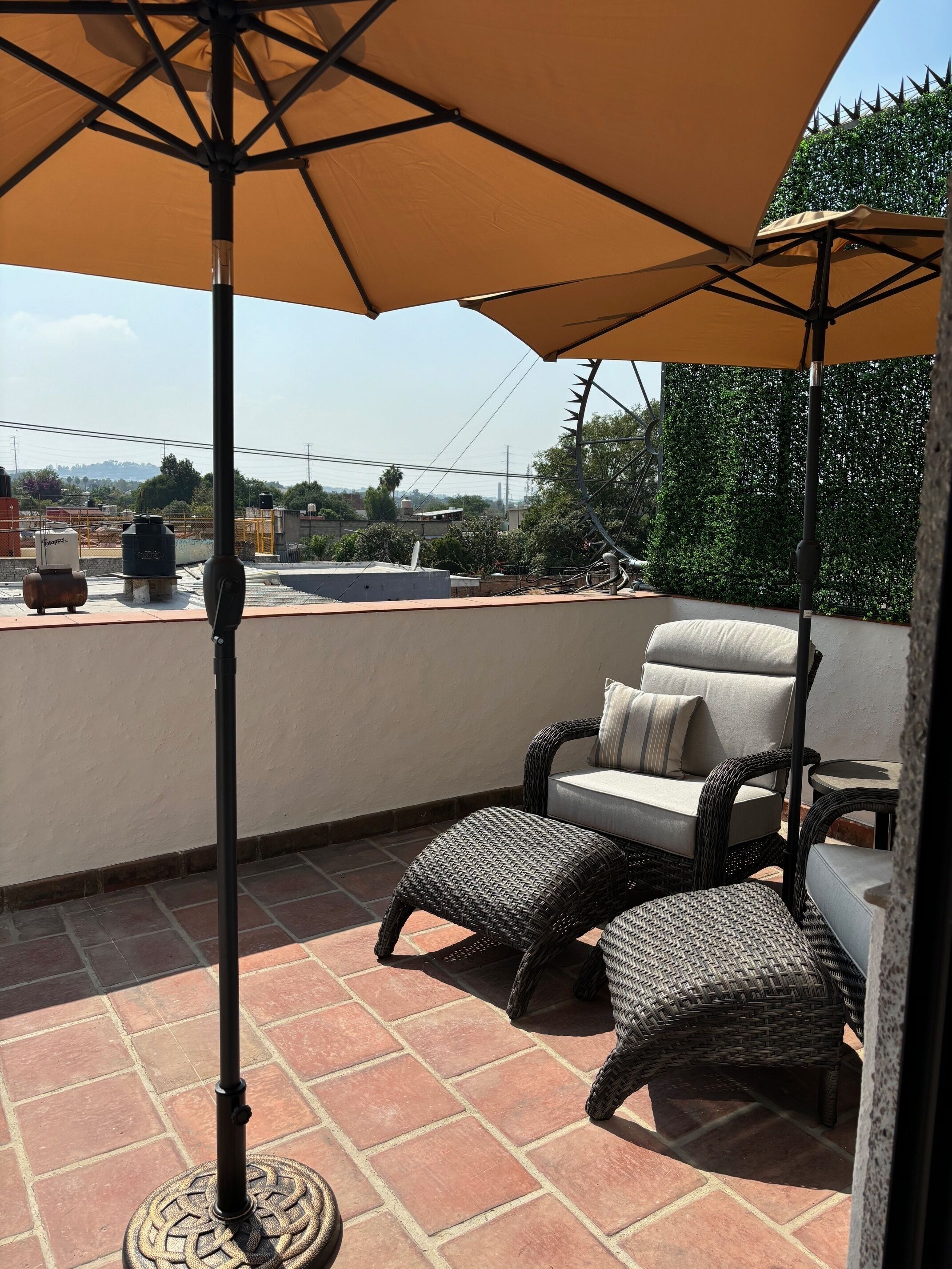 Suite Gallery, 1 cama King size, patio, vista a la ciudad (El Dorado Honeymoon Suite) | Terraza o patio