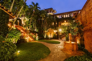 Front of property – evening/night