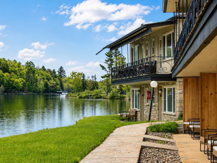 Deluxe Double Room, 2 Double Beds, Lake View, Lakeside | Terrace/patio