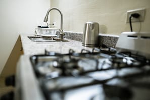 Classic Studio, 1 Double Bed, Terrace | Private kitchenette