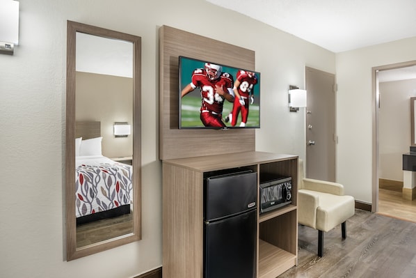 Bureau, espace de travail pour ordinateur portable, rideaux occultants