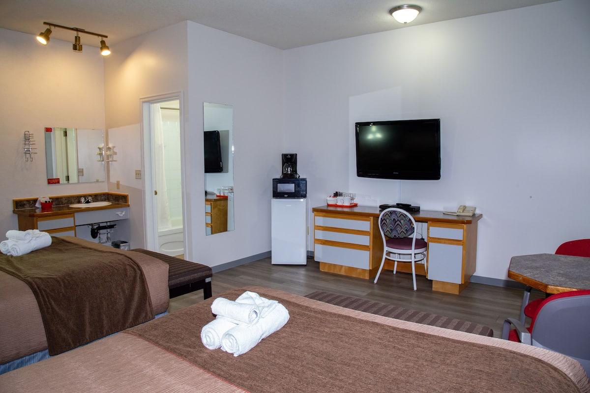 2 habitaciones, ropa de cama hipoalergénica y insonorización