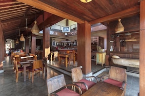 Breakfast, lunch, dinner served; Asian cuisine, garden views