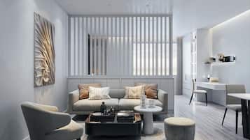 Modern / Classical Premium Apartment (1pax) | 迷你吧、客房内保险箱、特色装修、特色家居