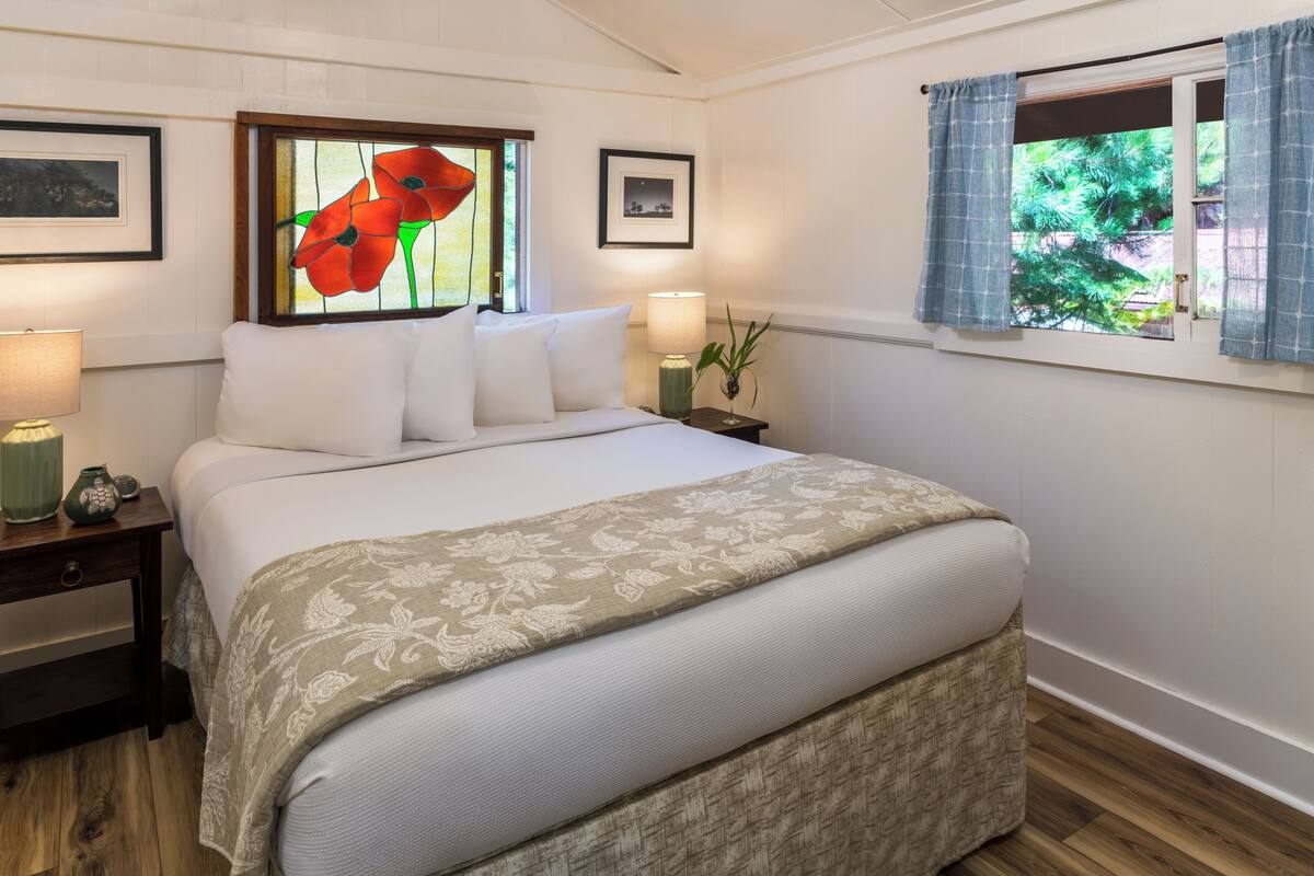 Cottage dành cho gia đình, bếp (Ohia) | Truy cập Internet không dây miễn phí, bộ trải giường 