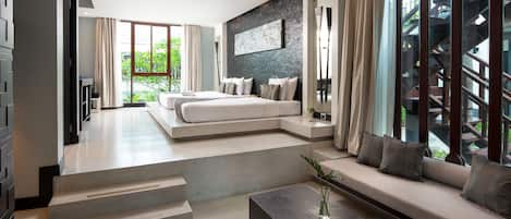 Premium Villa Pool View | Minibar, in-room safe, soundproofing, free cribs/infant beds