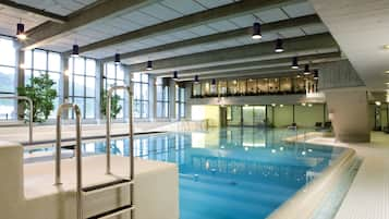 Indoor pool, outdoor pool