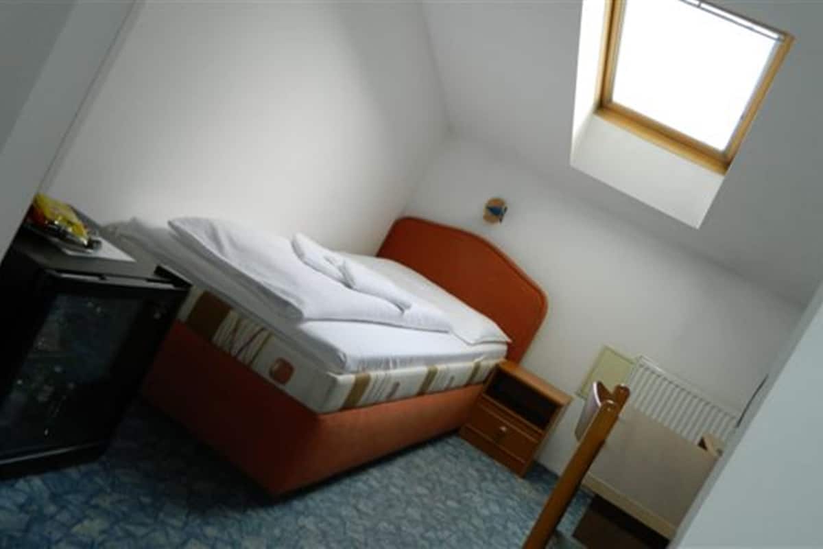 Tek Kişilik Oda, Özel Banyo (Attic) | Masa, güneşlik/perde, portatif/ilave yatak, ücretsiz kablosuz İnternet