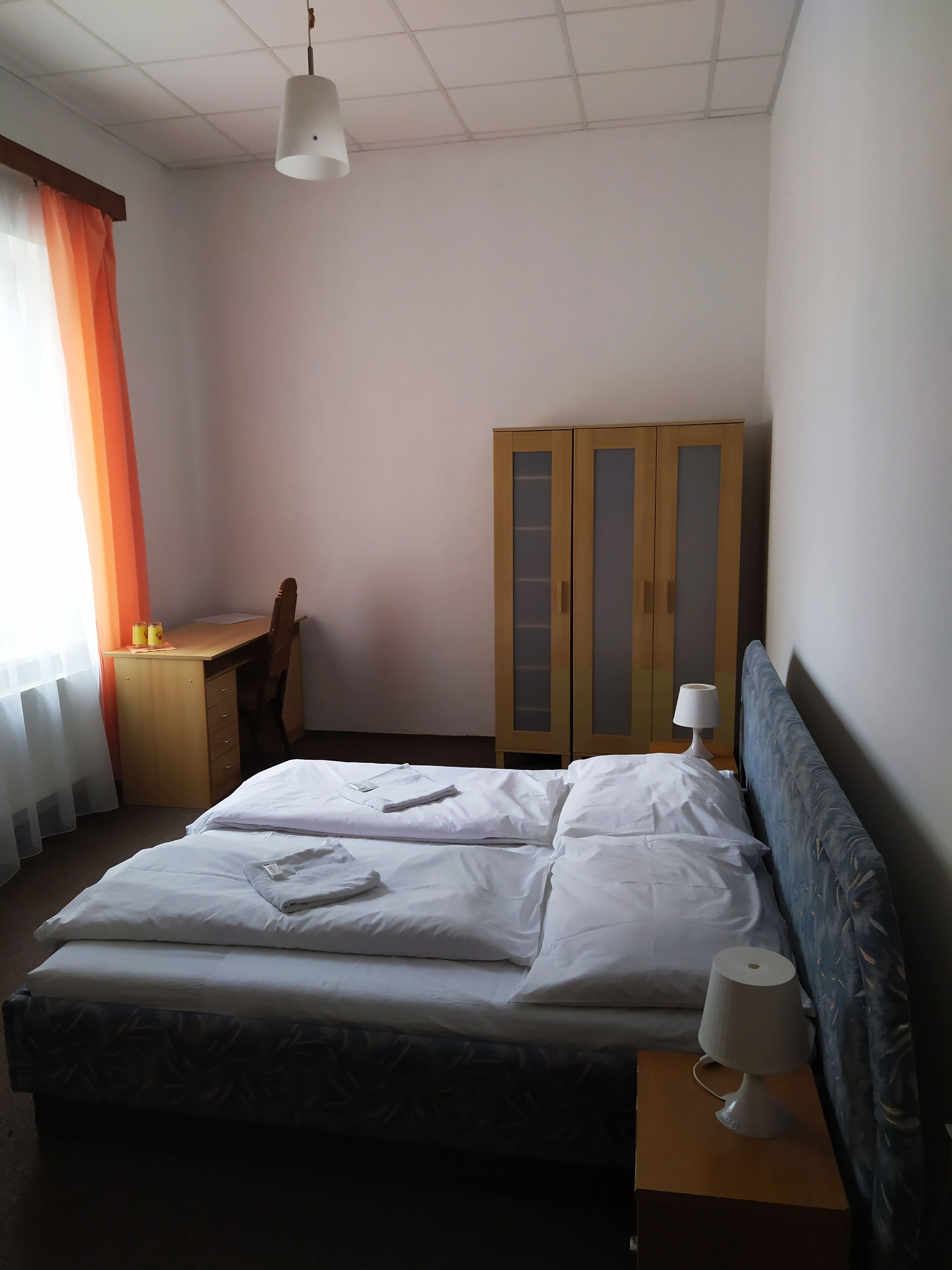 basic double room, shared bathroom | desk, blackout curtains, rollaway beds, free wifi