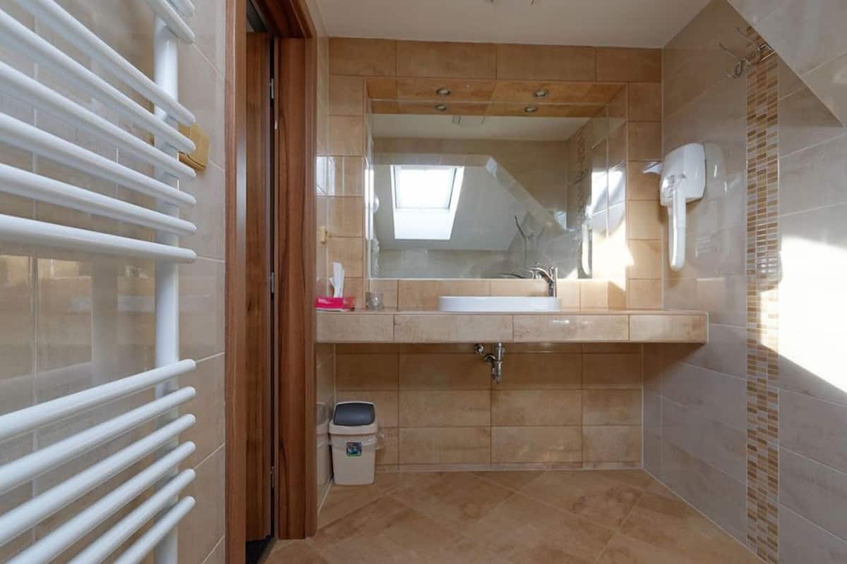 Tek Büyük veya İki Ayrı Yataklı Oda, Özel Banyo (Attic) | Banyo lavabosu