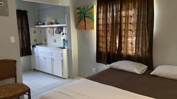 Departamento, 1 habitación, balcón | Área de sala de estar