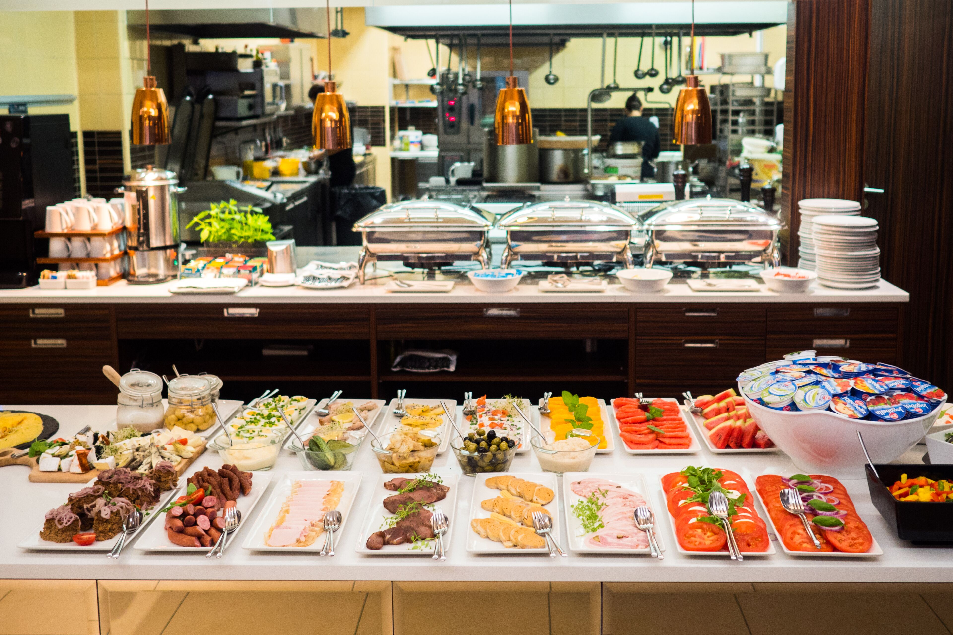 Desayuno buffet (PLN 70 por persona) 