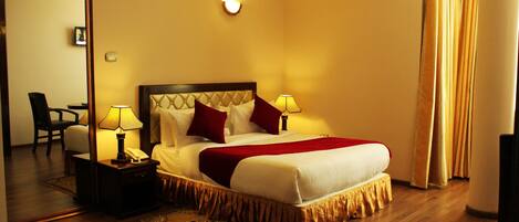 Coffres-forts dans les chambres, bureau, rideaux occultants