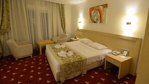 Standard Double or Twin Room, 1 Double Bed, Ensuite, Sea View | Premium bedding, minibar, in-room safe, iron/ironing board (on request) - Lamos Resort Hotel & Convention Center (Erdemli)