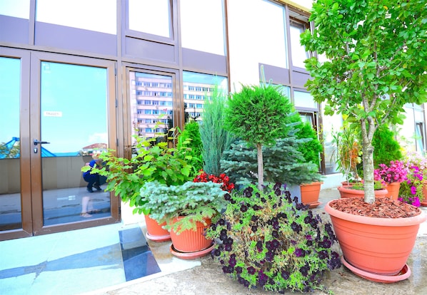 Entrée de l’hébergement