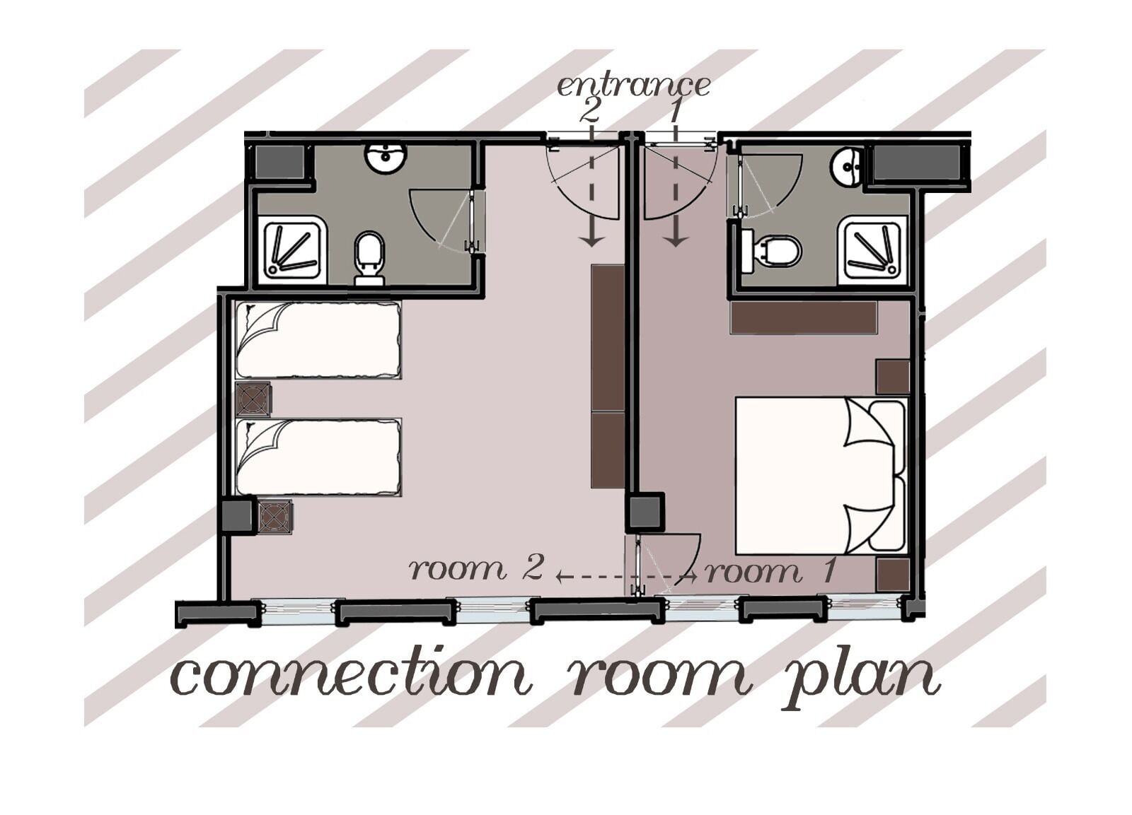 family suite, 2 bedrooms, city view | premium bedding, minibar, in-room safe, desk