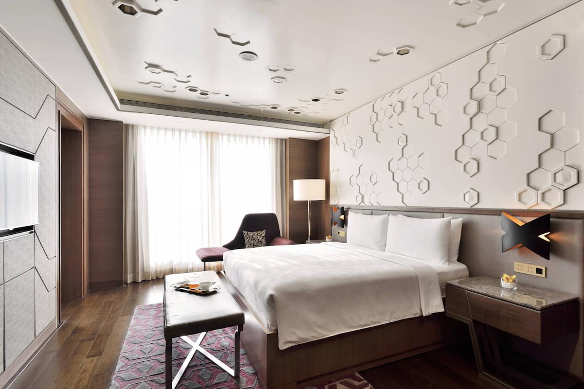 Presidentiële suite, 1 slaapkamer | 1 slaapkamer, pillowtop-bedden, een minibar, een kluis op de kamer