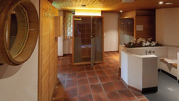Un sauna, baño turco