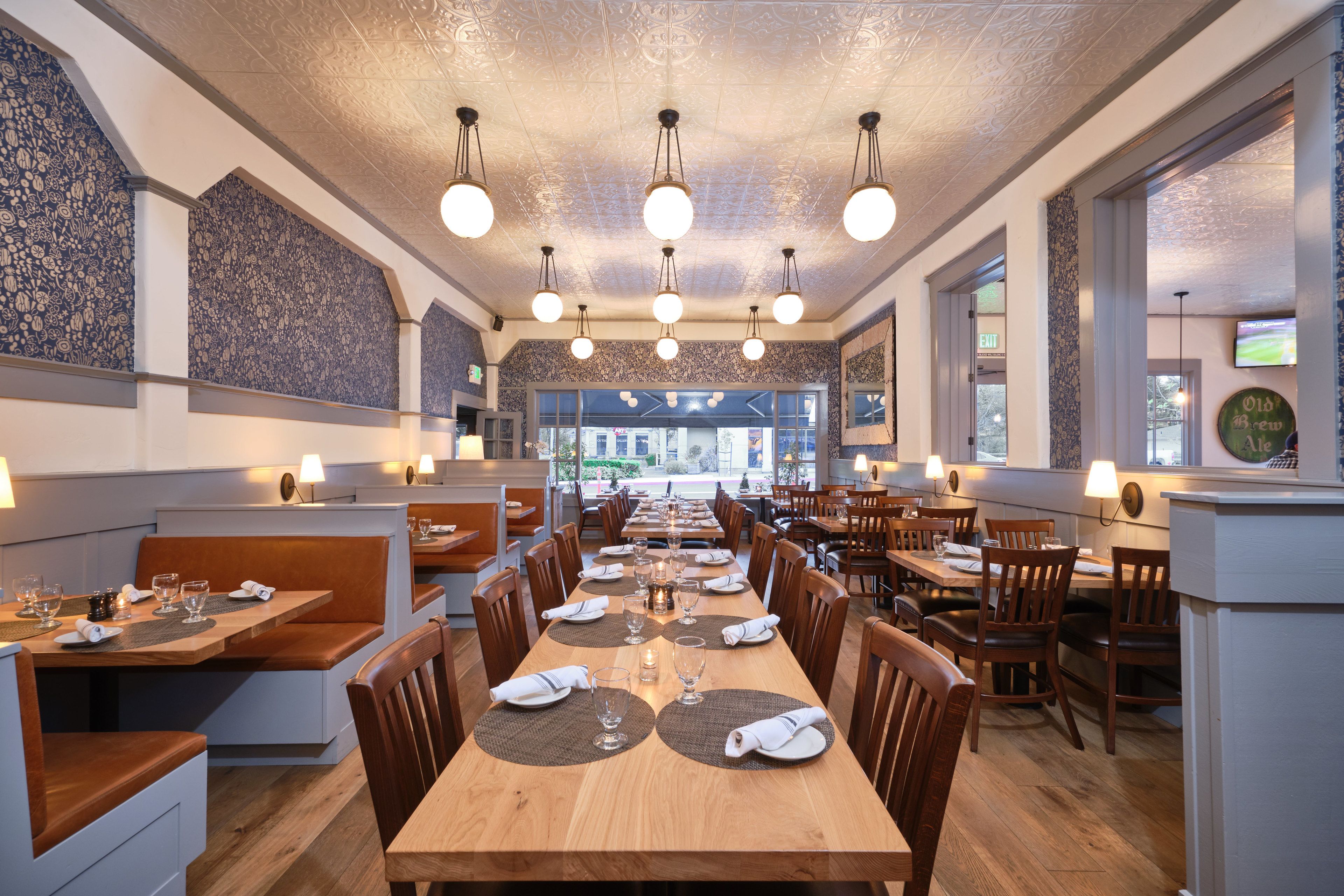 加州菜，室外就餐