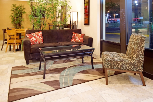 Sitteområde i lobbyen