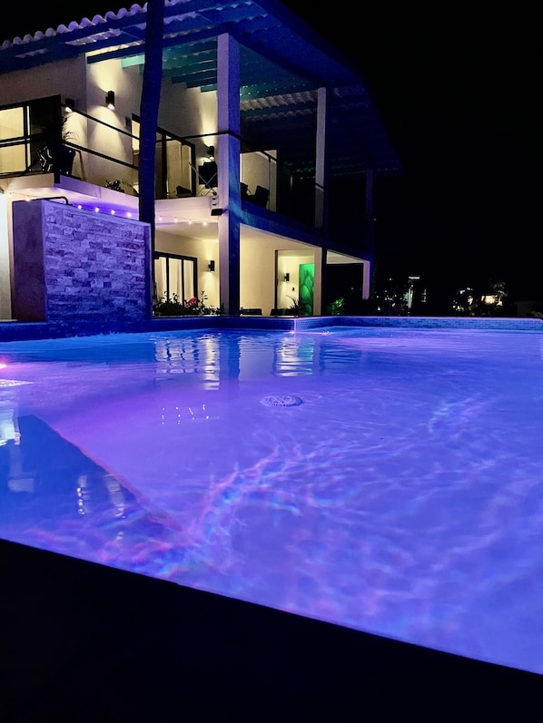Front of property - evening/night