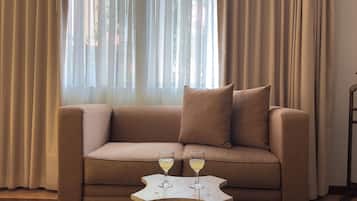1 habitación y ropa de cama de alta calidad