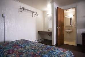 Room, 2 Queen Beds | Bathroom | Hair dryer, towels - Rosemount Motel (Bedford)
