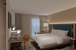 Caja de seguridad en la habitación y escritorio