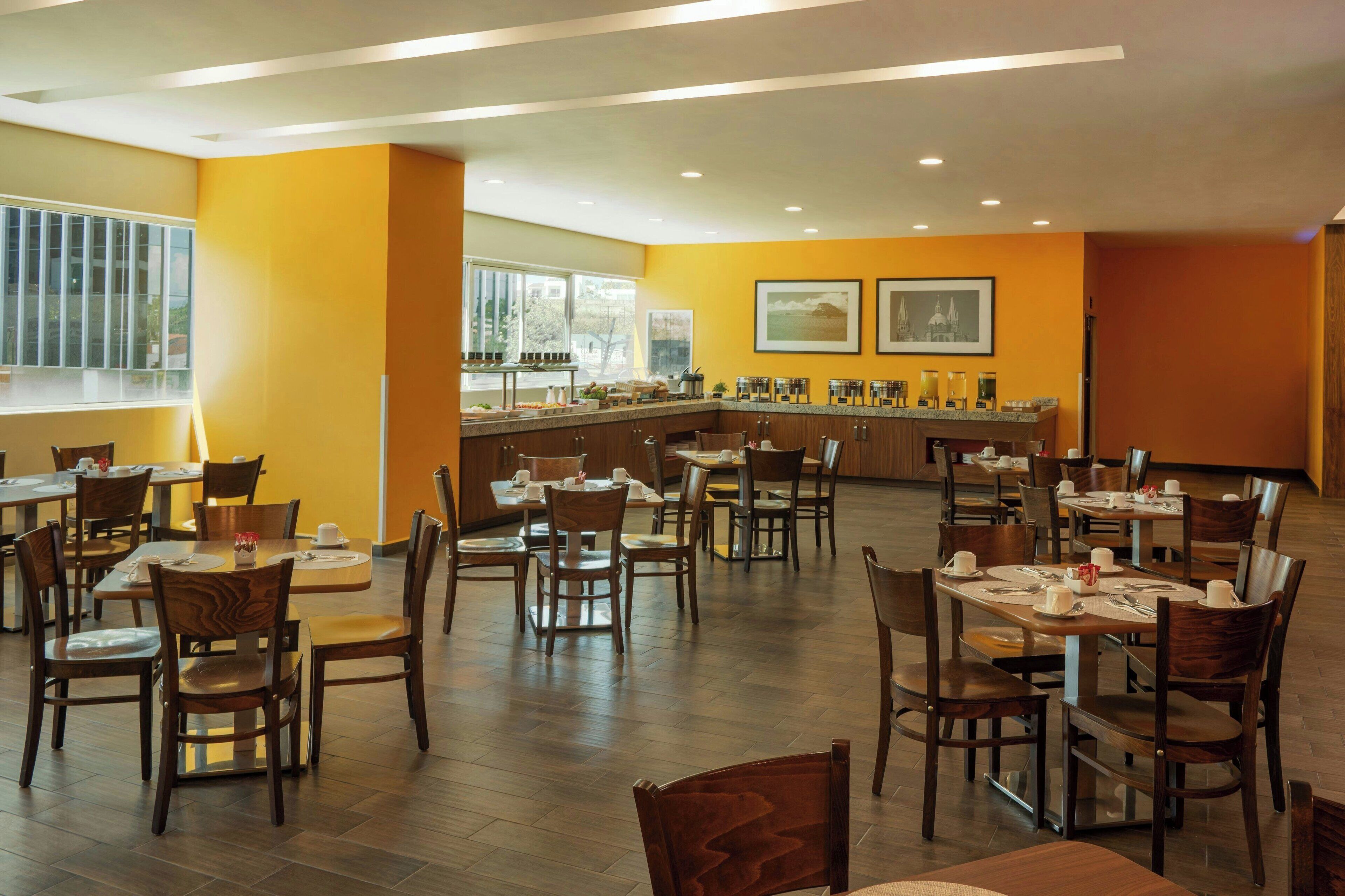 Free daily buffet breakfast