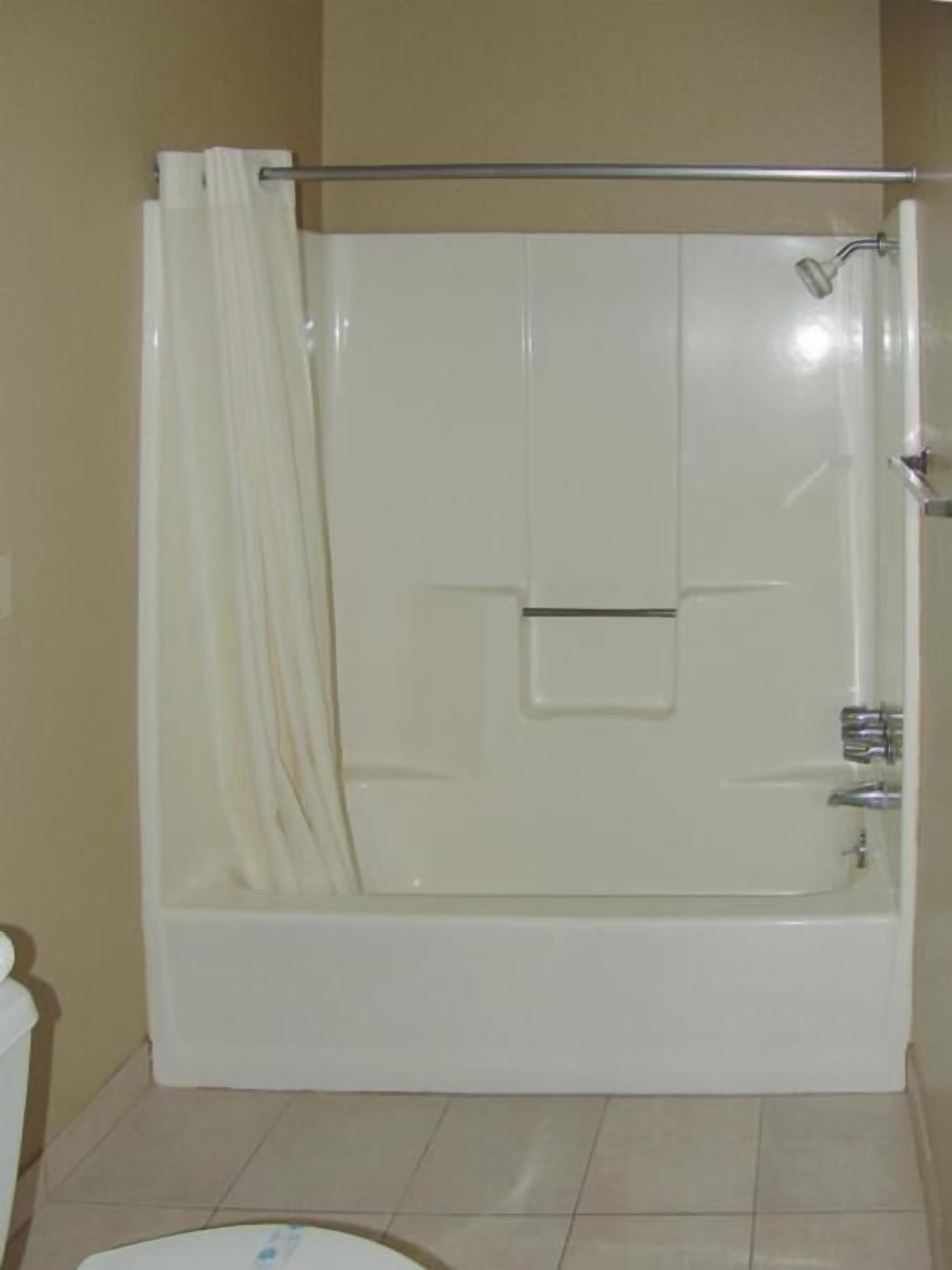 free toiletries, hair dryer, towels