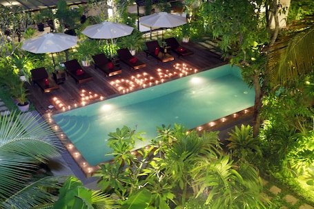 Aerial view. Ladear Angkor Boutique Hotel