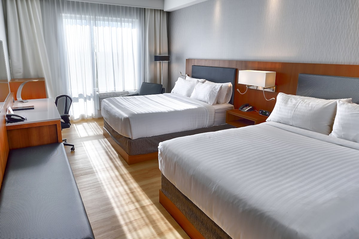 Standard Room, 2 Queen Beds | Premium bedding, desk, blackout curtains, iron/ironing board