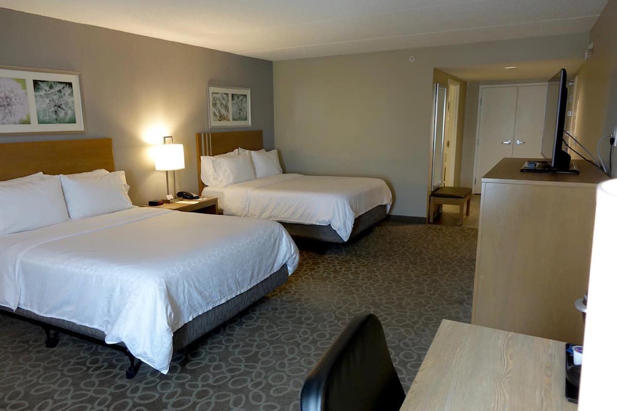 Desk, blackout curtains, iron/ironing board, free WiFi