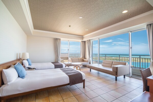 Suite Non Smoking | Soundproofing, iron/ironing board, free WiFi, bed sheets - Hotel East China Sea (Ishigaki)