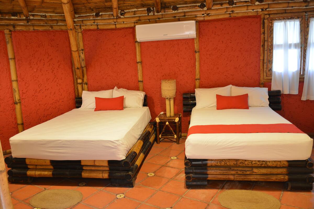 Villa Deluxe, 2 habitaciones, vistas al río | 1 dormitorio, ropa de cama de alta calidad, ropa de cama