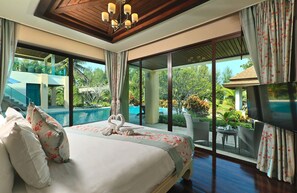 Premium Villa, 3 Bedrooms, Private Pool, Sea View | View from room