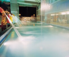 Indoor pool, outdoor pool