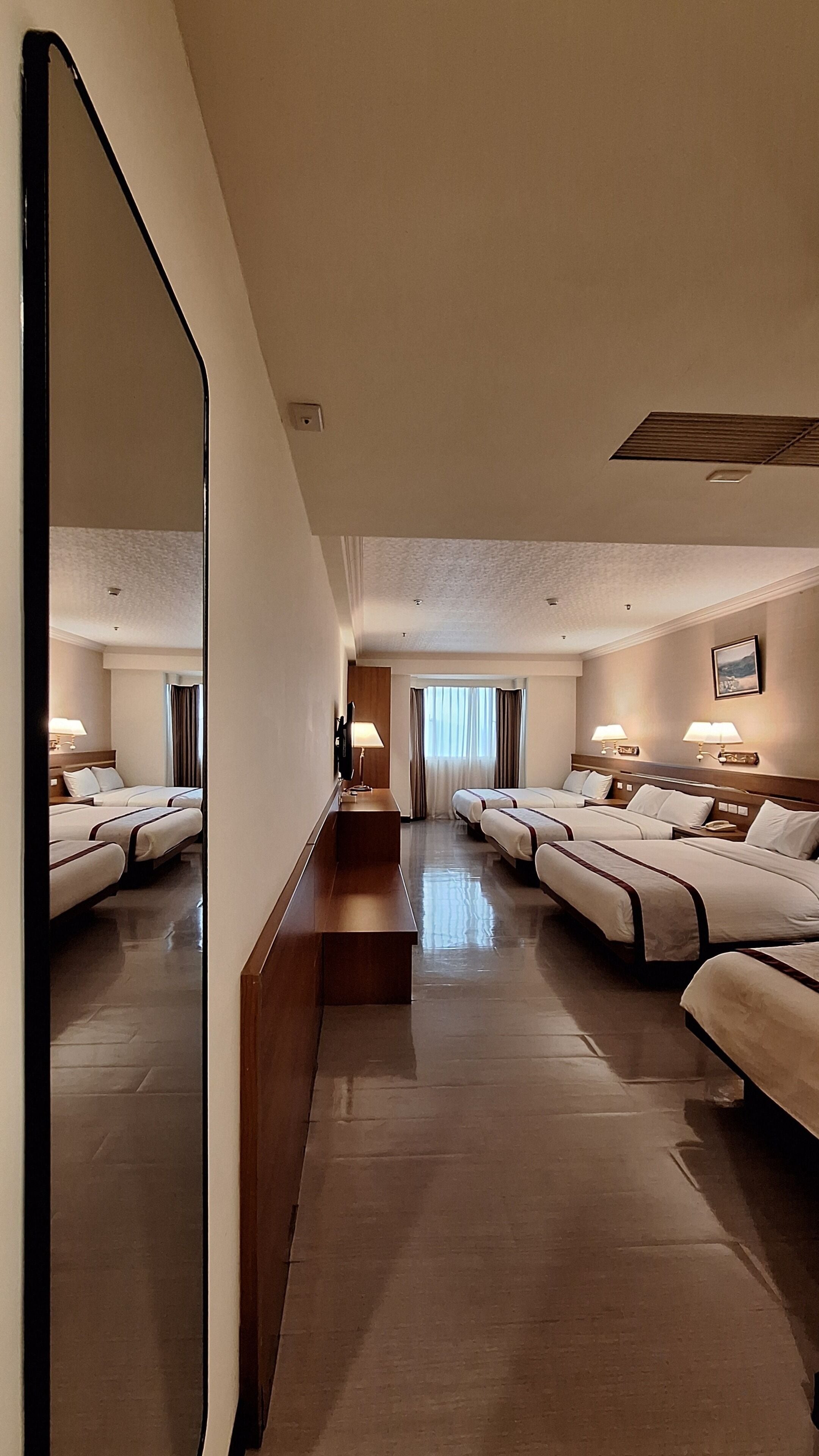 Standard Room, Multiple Beds | 1 bedroom, in-room safe, desk, laptop workspace