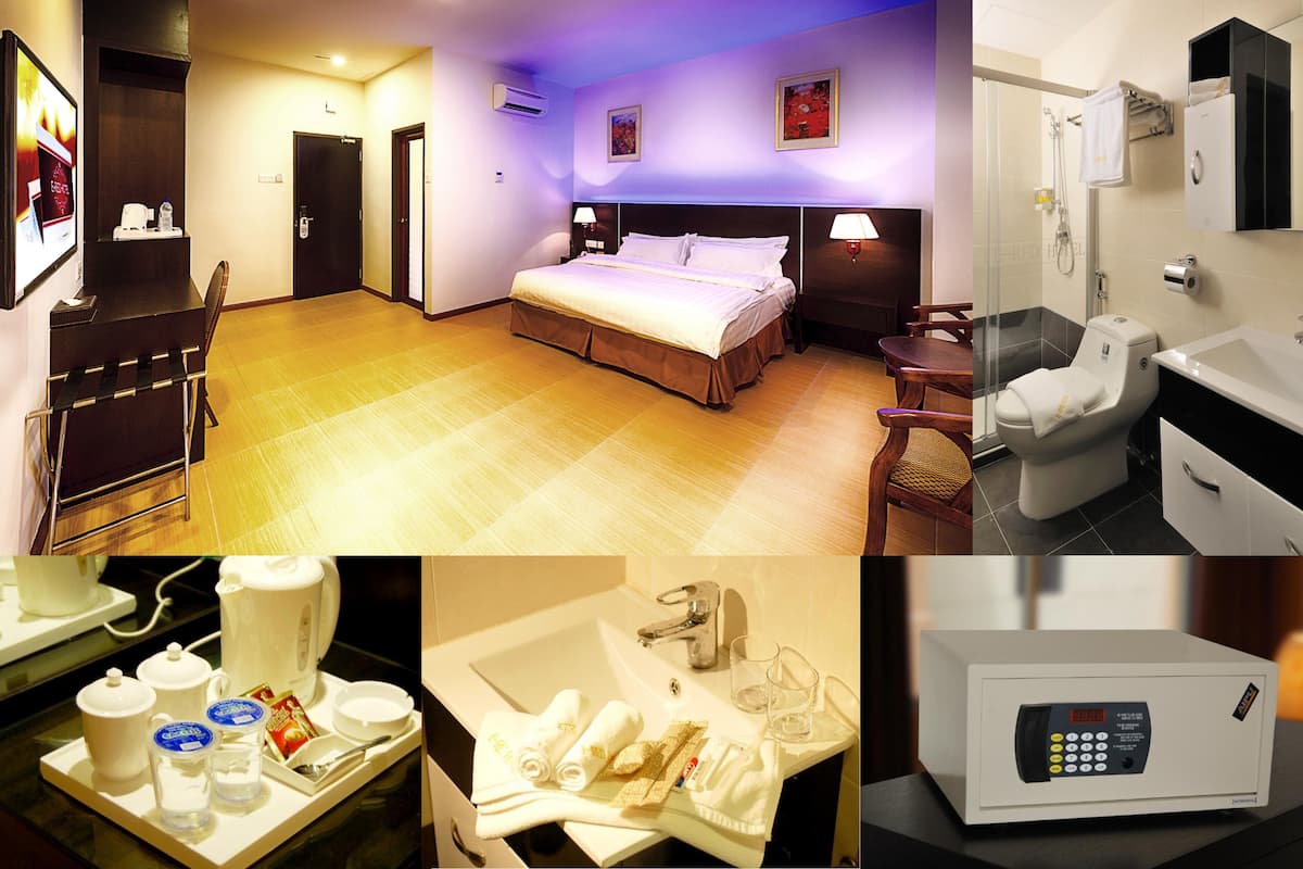 Superior-Zimmer, 1 King-Bett | Minibar, Zimmersafe, Schreibtisch, kostenloses WLAN