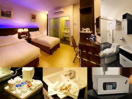 Minibar, caja de seguridad en la habitación, escritorio y wifi gratis