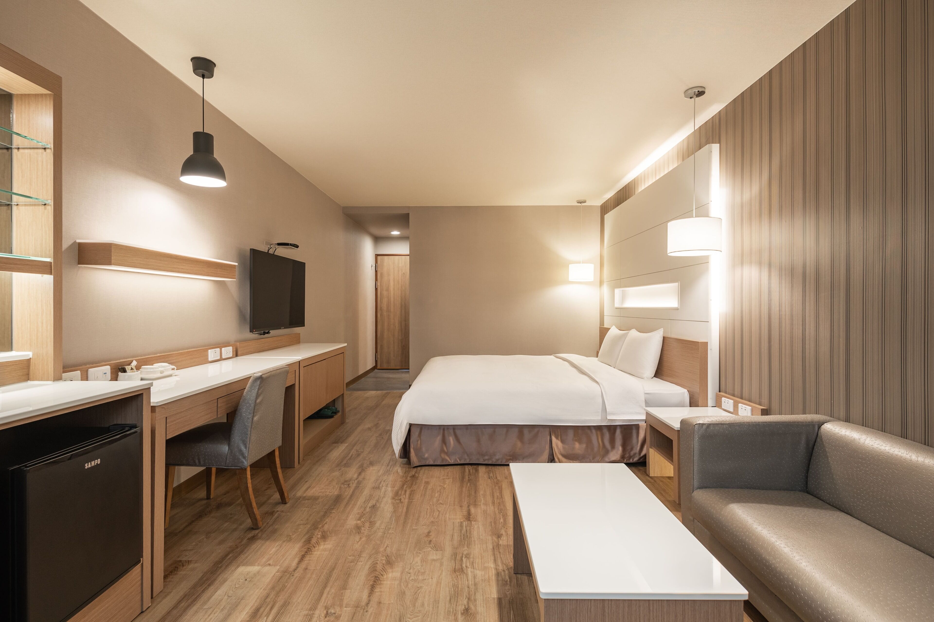 business double room | living area | 50-inch led tv with digital channels, tv