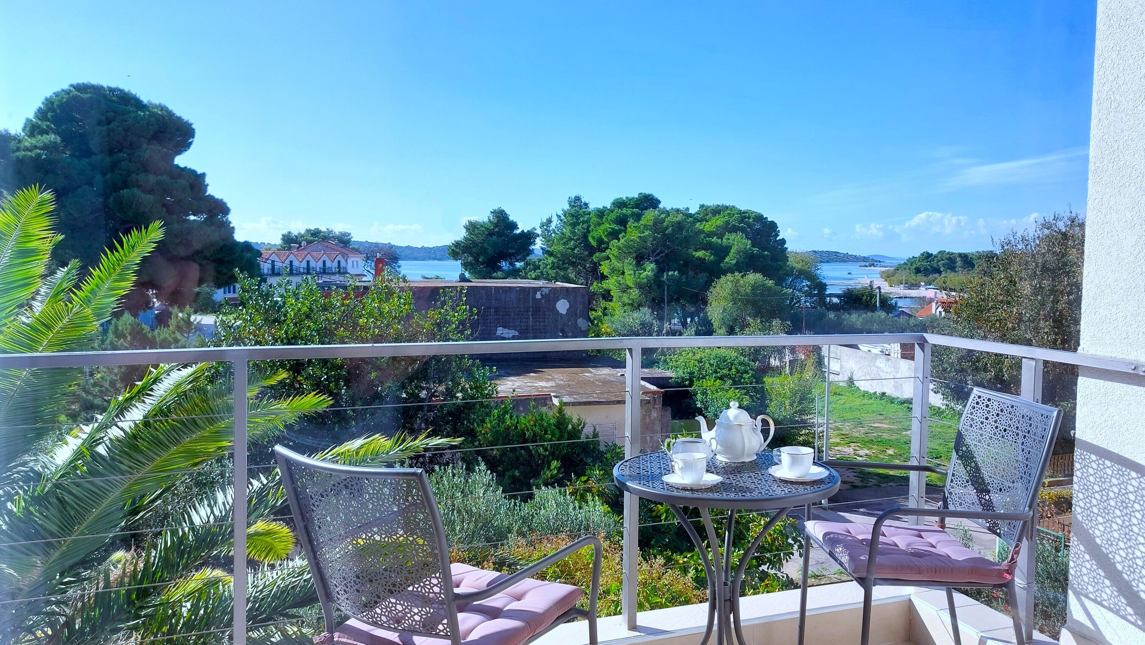 Premium Double Room, Balcony, Partial Sea View | Balcony view